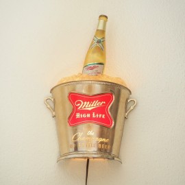 Aplique luminoso Cerveza Miller Vintage